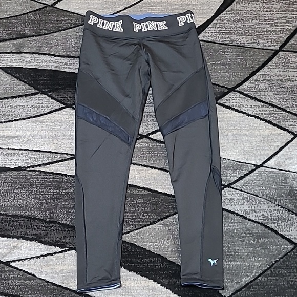 PINK Victoria's Secret Pants - VS PINK 2015 ULTIMATE REVERSIBLE MESH LOGO LEGGINGS